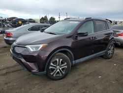 Salvage cars for sale from Copart Denver, CO: 2018 Toyota Rav4 LE