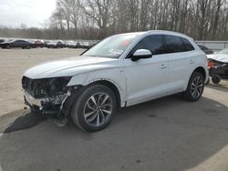 Salvage cars for sale from Copart Glassboro, NJ: 2022 Audi Q5 Premium Plus 45