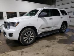 Salvage cars for sale from Copart Blaine, MN: 2019 Toyota Sequoia Limited