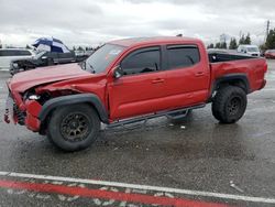 Vehiculos salvage en venta de Copart Rancho Cucamonga, CA: 2017 Toyota Tacoma Double Cab