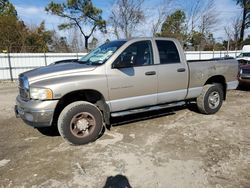 Salvage cars for sale from Copart Hampton, VA: 2004 Dodge RAM 2500 ST
