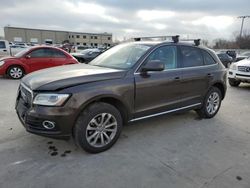 Salvage cars for sale at Wilmer, TX auction: 2013 Audi Q5 Premium Plus