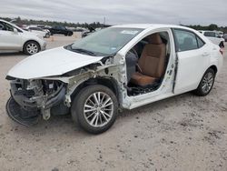 Salvage cars for sale at Houston, TX auction: 2015 Toyota Corolla L