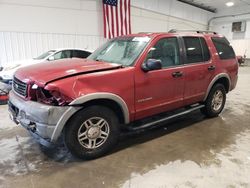 Ford Explorer salvage cars for sale: 2002 Ford Explorer XLS