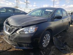 Nissan Sentra S Vehiculos salvage en venta: 2017 Nissan Sentra S