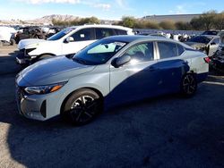 Salvage cars for sale at Las Vegas, NV auction: 2024 Nissan Sentra SV