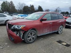 Salvage cars for sale from Copart Madisonville, TN: 2018 Nissan Pathfinder S