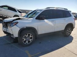 Salvage cars for sale from Copart Grand Prairie, TX: 2022 Honda Passport Trail Sport