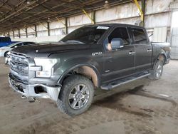 Camiones salvage sin ofertas aún a la venta en subasta: 2015 Ford F150 Supercrew