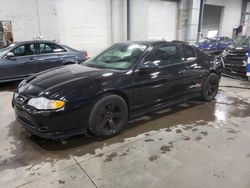 Chevrolet salvage cars for sale: 2004 Chevrolet Monte Carlo SS Supercharged