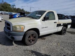 Salvage cars for sale from Copart Riverview, FL: 2006 Dodge RAM 1500 ST