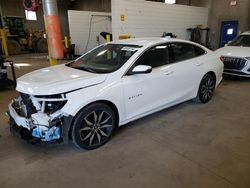 Chevrolet Vehiculos salvage en venta: 2017 Chevrolet Malibu LT