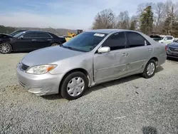 Salvage cars for sale at Concord, NC auction: 2004 Toyota Camry LE