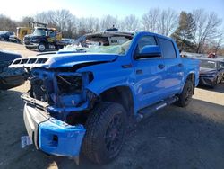 Salvage cars for sale at North Billerica, MA auction: 2019 Toyota Tundra Crewmax SR5