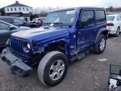 Jeep Wrangler salvage cars for sale: 2019 Jeep Wrangler Sport