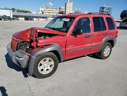 Salvage cars for sale from Copart New Orleans, LA: 2004 Jeep Liberty Sport