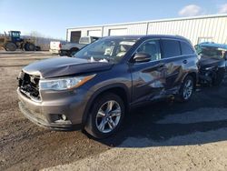 Toyota Highlander Vehiculos salvage en venta: 2016 Toyota Highlander Limited