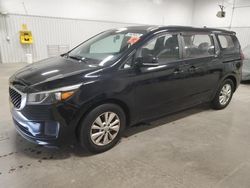 Salvage cars for sale from Copart Concord, NC: 2017 KIA Sedona L