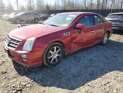 Salvage cars for sale at Waldorf, MD auction: 2010 Cadillac STS