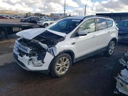 Salvage cars for sale from Copart Colorado Springs, CO: 2018 Ford Escape SE