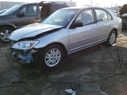 Honda salvage cars for sale: 2005 Honda Civic LX