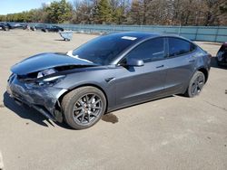 Salvage cars for sale at Brookhaven, NY auction: 2023 Tesla Model 3