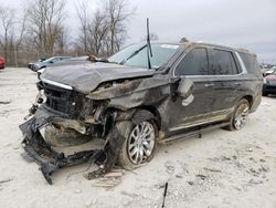 Salvage cars for sale from Copart Cicero, IN: 2021 Cadillac Escalade Premium Luxury