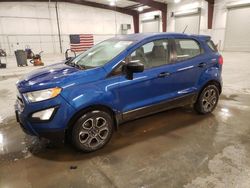 Ford Ecosport S salvage cars for sale: 2018 Ford Ecosport S