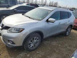 Salvage cars for sale at Cahokia Heights, IL auction: 2015 Nissan Rogue S