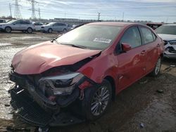 Vehiculos salvage en venta de Copart Elgin, IL: 2015 Toyota Corolla L