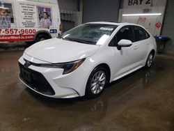 Toyota Corolla LE salvage cars for sale: 2021 Toyota Corolla LE