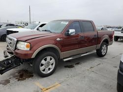 Salvage cars for sale from Copart Grand Prairie, TX: 2006 Ford F150 Supercrew