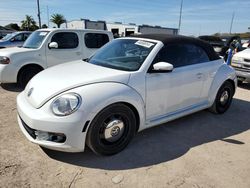 Volkswagen Beetle salvage cars for sale: 2015 Volkswagen Beetle 1.8T