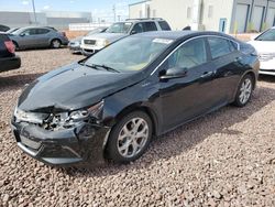 Salvage cars for sale from Copart Phoenix, AZ: 2017 Chevrolet Volt Premier