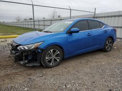 Salvage cars for sale at Houston, TX auction: 2022 Nissan Sentra SV