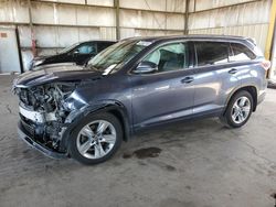 Salvage cars for sale at Phoenix, AZ auction: 2016 Toyota Highlander Hybrid Limited