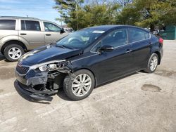 Salvage cars for sale from Copart Lexington, KY: 2015 KIA Forte EX