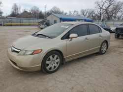 Salvage cars for sale from Copart Wichita, KS: 2008 Honda Civic LX