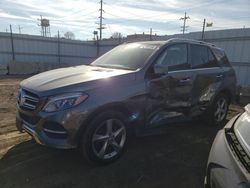 Salvage cars for sale at Chicago Heights, IL auction: 2017 Mercedes-Benz GLE 350 4matic