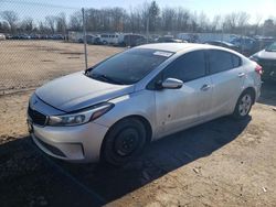 Salvage cars for sale from Copart Chalfont, PA: 2017 KIA Forte LX