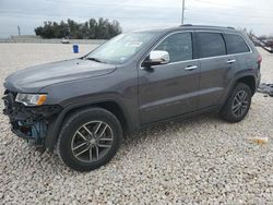 Salvage cars for sale at New Braunfels, TX auction: 2017 Jeep Grand Cherokee Limited