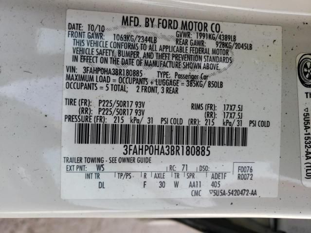 2011 Ford Fusion SE