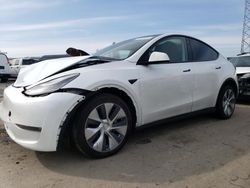 Salvage cars for sale at Vallejo, CA auction: 2022 Tesla Model Y