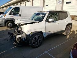 Jeep Renegade salvage cars for sale: 2015 Jeep Renegade Limited