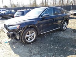 Audi Q5 salvage cars for sale: 2021 Audi Q5 E Premium Plus