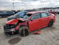 Salvage cars for sale from Copart Indianapolis, IN: 2024 Honda Civic Sport