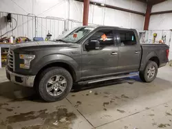 Salvage cars for sale at Billings, MT auction: 2016 Ford F150 Supercrew