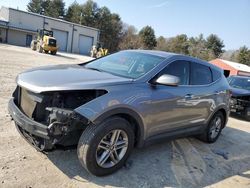 Salvage cars for sale at Mendon, MA auction: 2018 Hyundai Santa FE Sport