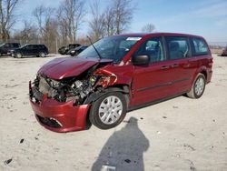 Salvage cars for sale at Cicero, IN auction: 2015 Dodge Grand Caravan SE