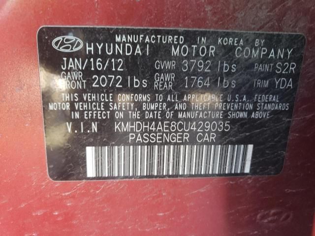 2012 Hyundai Elantra GLS